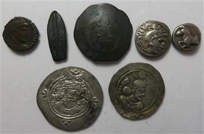 Antike (7 Stk., davon 4 AR) - Coins and medals