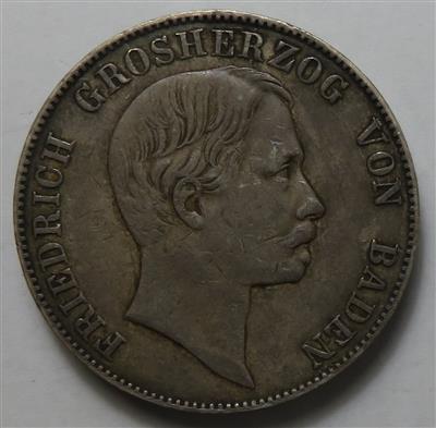 Baden, Friedrich I. 1852-1907 - Münzen und Medaillen