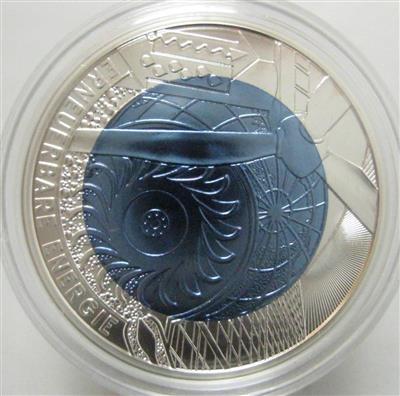 Bimetall Niobmünze Erneuerbare Energie - Münzen und Medaillen
