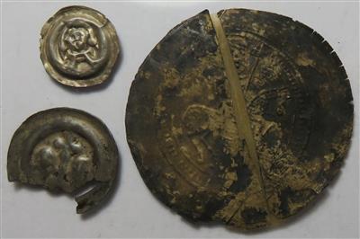 Brakteaten (3 Stk. AR) - Münzen und Medaillen