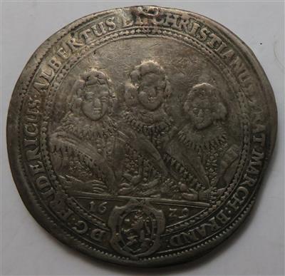 Brandenburg- Ansbach, Friedrich, Albrecht und Christian 1625-1634 - Münzen und Medaillen