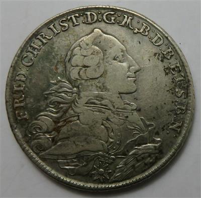 Brandenburg- Bayreuth, Friedrich Christian 1763-1769 - Monete e medaglie