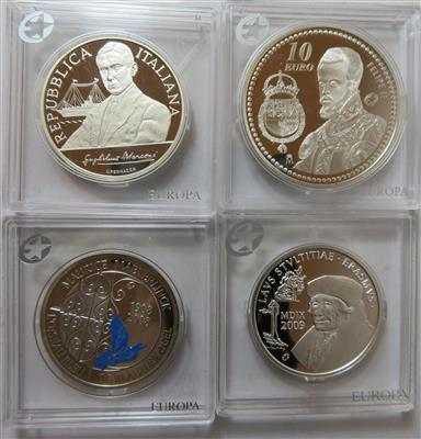 Euro / Eurostern- Ausgaben (ca. 22 Stk., davon ca. 21 AR) - Coins and medals