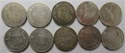 Franz Josef I. (10 Stk.) - Coins and medals