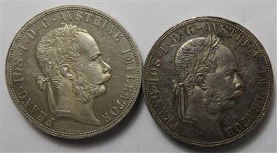 Franz Josef I. (2 Stk.) - Coins and medals