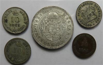 Franz Josef I. (ca. 31 Stk., davon ca. 30 AR) - Coins and medals