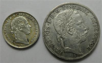 Franz Josef I. (ca. 36 Stk., davon ca. 34 AR) - Monete e medaglie