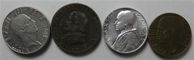 Italien (ca. 30 Stk., davon ca. 13 AR) - Coins and medals
