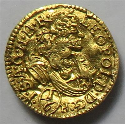 Leopold I. GOLD - Coins and medals