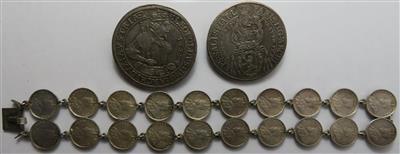 Münzschmuck (3 Teile AR) - Münzen und Medaillen