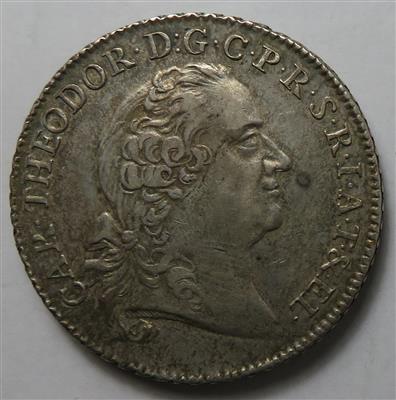 Pfalz, Kurlinie Sulzbach, Karl Theodor 1743-1799 - Monete e medaglie