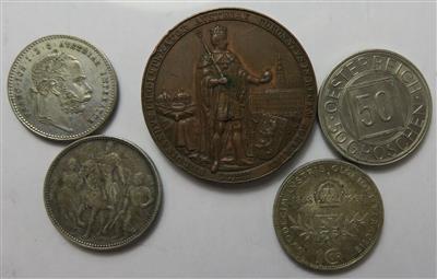 RDR/Österreich (ca. 23 Stk., davon 6 AR) - Münzen und Medaillen