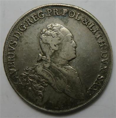 Sachsen A. L., Xaver 1763-1768 - Münzen und Medaillen