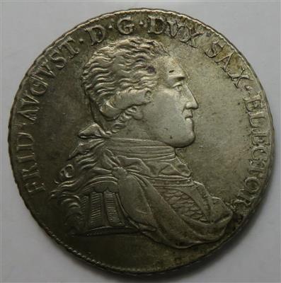 Sachsen, Kurfürstentum, Friedrich August III./I. 1763/68-1806/27 - Monete e medaglie
