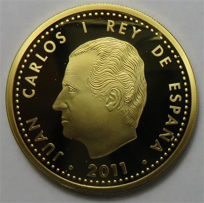 Spanien, Juan Carlos I. 1975-2014 GOLD - Mince a medaile