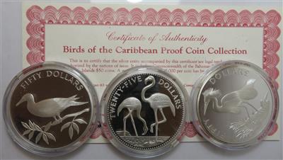 Vögel der Karibik/Birds of the Caribbean - Coins and medals