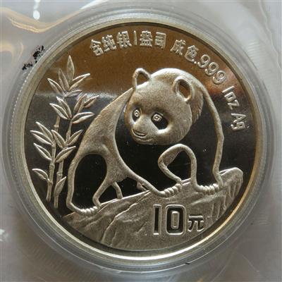 China- Panda - Münzen und Medaillen