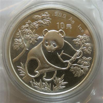China- Panda - Coins and medals