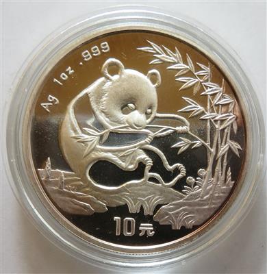 China- Panda - Coins and medals