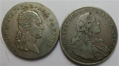 Deutsche Taler (2 Stk. AR) - Coins and medals