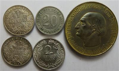 Deutschland (ca. 25 Stk., davon ca. 17 AR) - Coins and medals