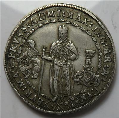 Eh. Maximilian als Hochmeister des deutschen Ordens 1590-1618 - Mince a medaile
