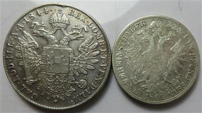 Ferdinand I. und Franz Josef I. - Coins and medals