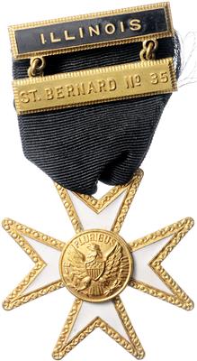 Freimaurer Illinois - Mince a medaile