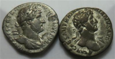 Hadrianus und Sabina (4 Stk. AR Denare) - Mince a medaile