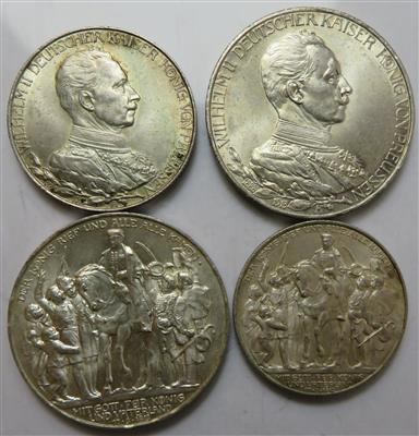 Preussen (4 Stk. AR) - Monete e medaglie