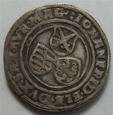 Sachsen, Kurlinie (Ernestiner) Johann Friedrich und Moritz 1541-1574 - Mince a medaile