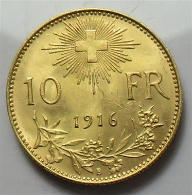 Schweiz GOLD - Münzen und Medaillen
