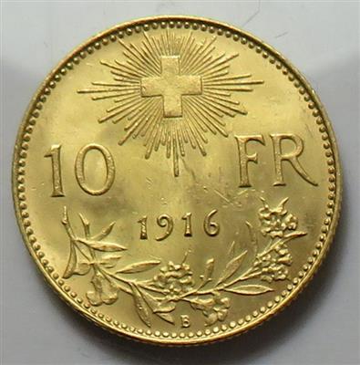 Schweiz GOLD - Coins and medals