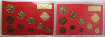 Sowjet Union, Münzsätze - Münzen und Medaillen