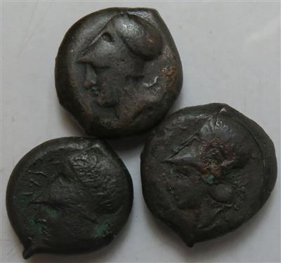 Syrakus (3 Stk. AE) - Münzen und Medaillen