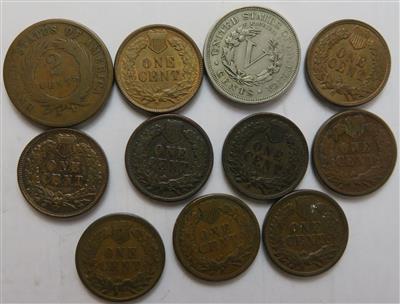 USA (11 Stk. AE) - Coins and medals