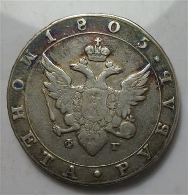 Alexander I. 1801-1825 - Münzen und Medaillen