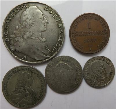 Altdeutschland (11 Stück, davon 7 AR/BIL) - Coins and medals