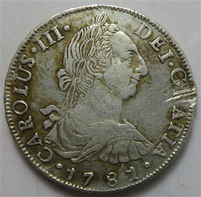 Bolivien, Carlos III. 1759-1788 - Monete e medaglie