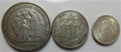 Franz Josef I. (7 Stück AR) - Coins and medals