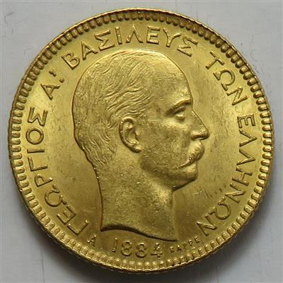 Griechenland, Georg I. 1863-1913 GOLD - Münzen und Medaillen