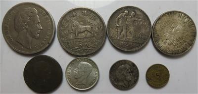 International (8 Stück, davon 6 AR) - Münzen und Medaillen