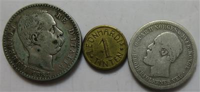International (ca. 66 Stück, davon ca. 14 AR) - Monete e medaglie