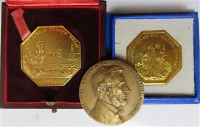 Medaillen (8 Stück, davon 1 AR) - Coins and medals