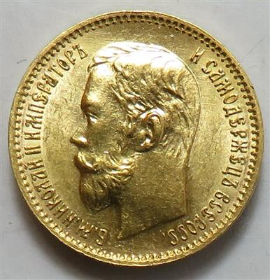 Nikolaus II. 1894-1917 GOLD - Coins and medals