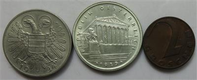Österreich (ca. 67 Stück, davon ca. 25 AR) - Monete e medaglie