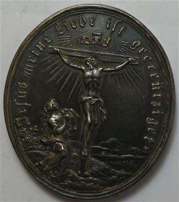Religiöse Medaille des Danziger Medailleurs Sebastian Dadler - Münzen und Medaillen