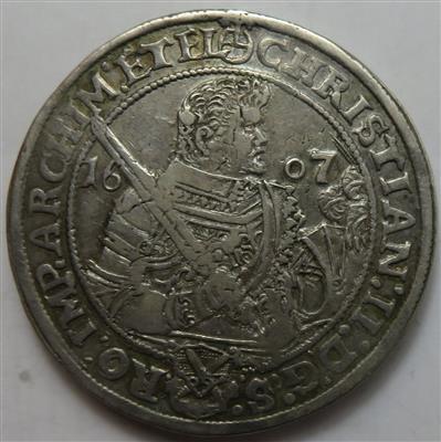 Sachsen, A. L., Christian II., Johann Georg I. und August 1601-1611 - Coins and medals
