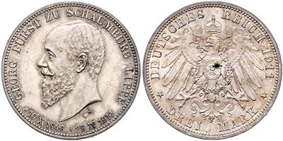 Schaumburg-Lippe, Georg 1893-1911 - Coins and medals