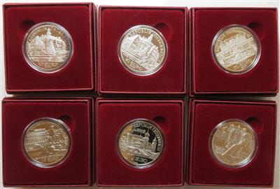 Schlösser in Österreich (6 AR) - Münzen und Medaillen